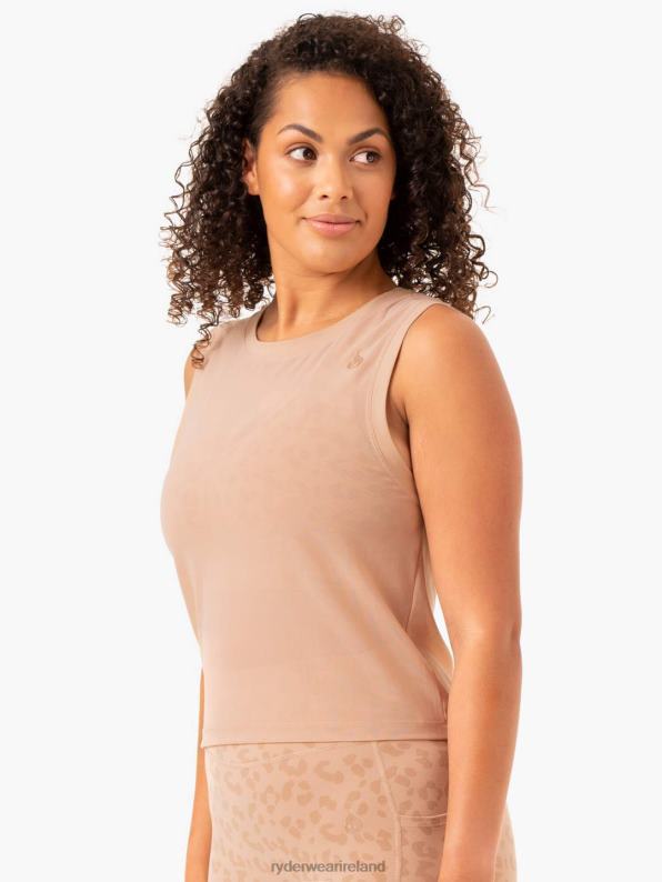 Ryderwear Ultra Mesh Tank Tan Women Clothing 4Z2T944