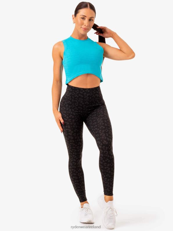 Ryderwear Ultra Scoop Tank Aqua Women Clothing 4Z2T935