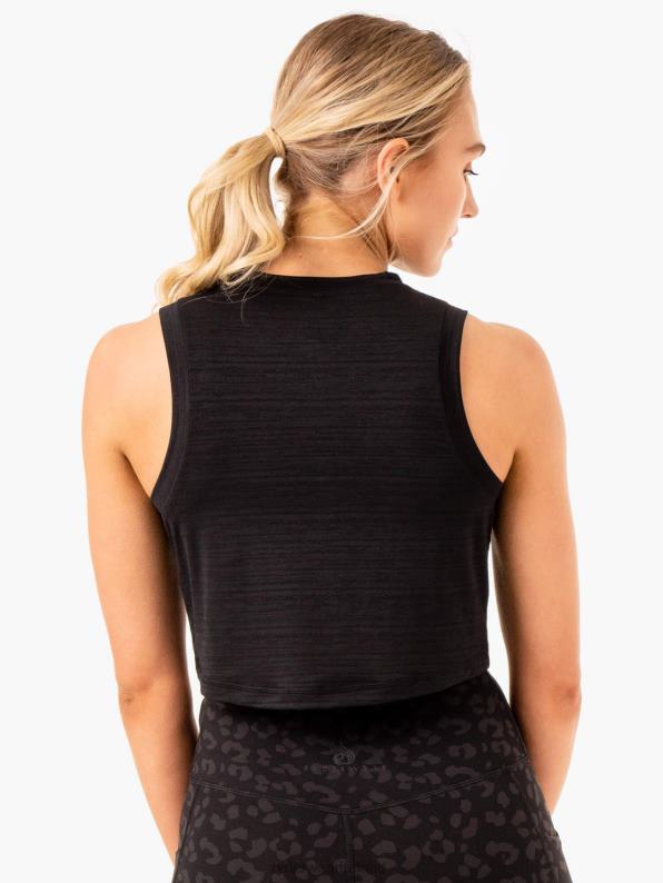 Ryderwear Ultra Scoop Tank Black Women Clothing 4Z2T939
