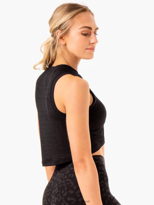 Ryderwear Ultra Scoop Tank Black Women Clothing 4Z2T939