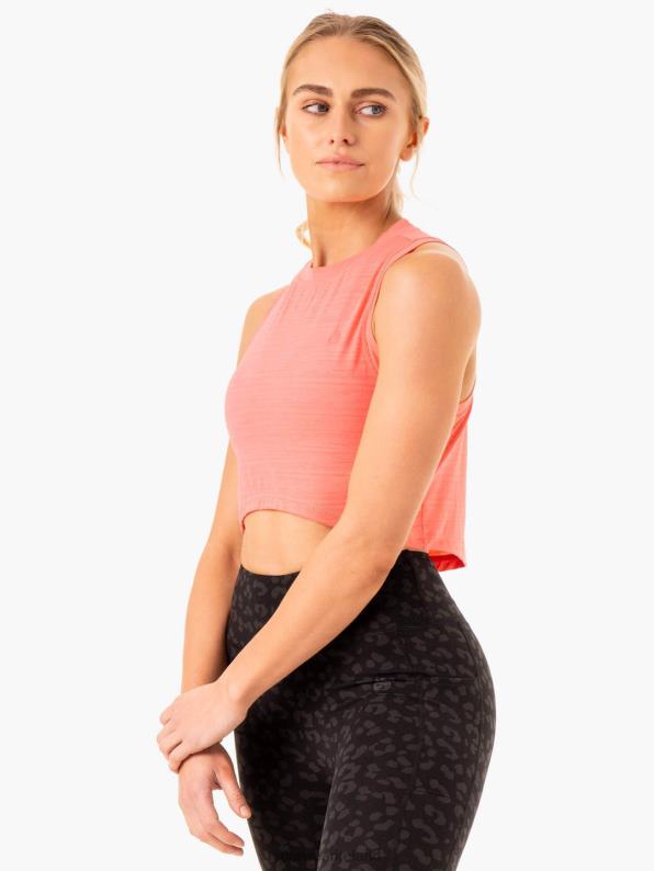 Ryderwear Ultra Scoop Tank Coral Women Clothing 4Z2T937