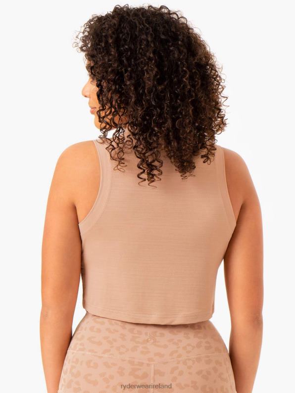 Ryderwear Ultra Scoop Tank Tan Women Clothing 4Z2T938