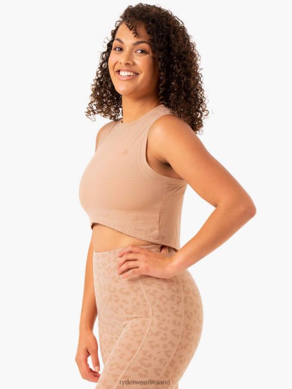 Ryderwear Ultra Scoop Tank Tan Women Clothing 4Z2T938