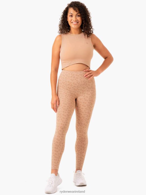 Ryderwear Ultra Scoop Tank Tan Women Clothing 4Z2T938