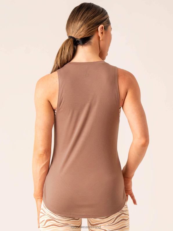 Ryderwear Unstoppable Tank Mocha Women Clothing 4Z2T794