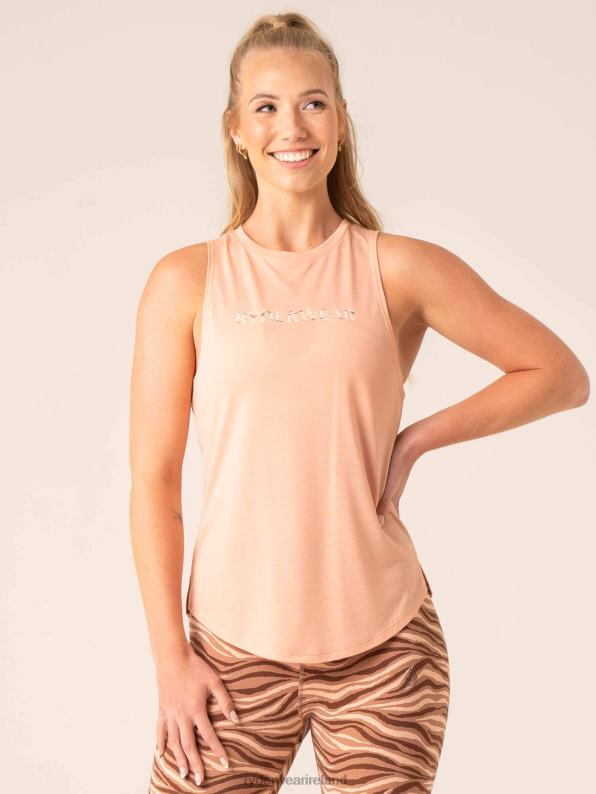 Ryderwear Unstoppable Tank Peach Women Clothing 4Z2T793