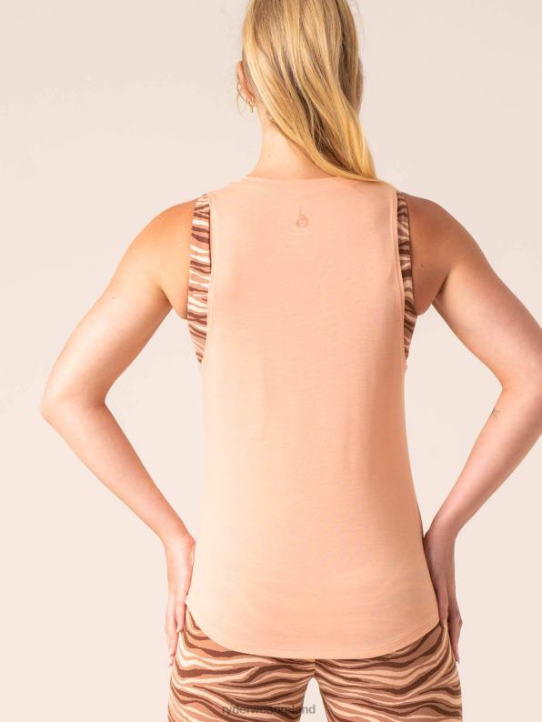 Ryderwear Unstoppable Tank Peach Women Clothing 4Z2T793