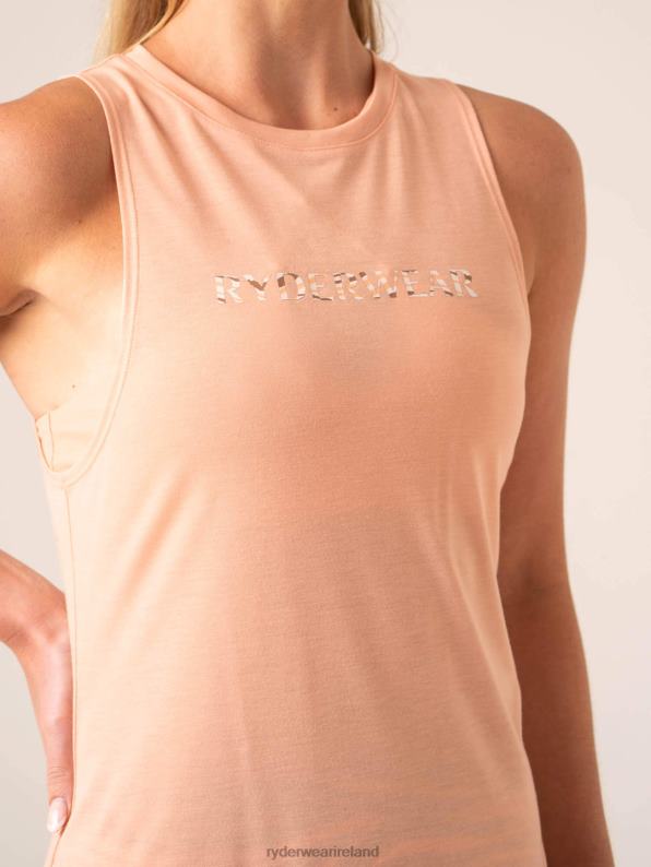 Ryderwear Unstoppable Tank Peach Women Clothing 4Z2T793