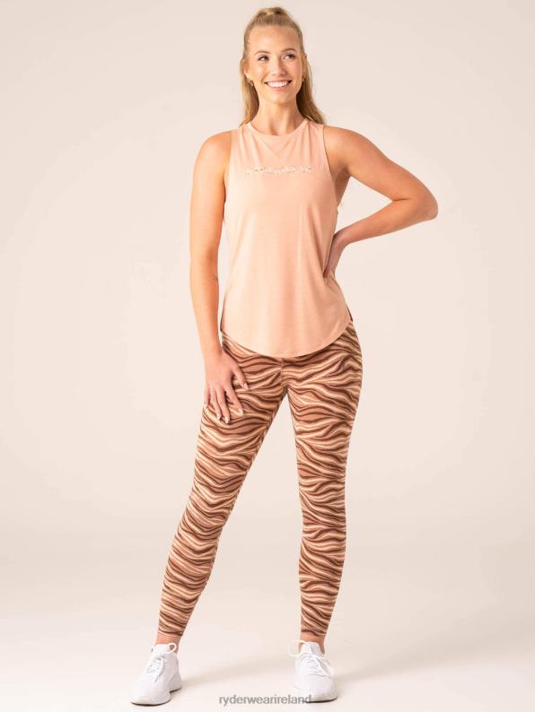 Ryderwear Unstoppable Tank Peach Women Clothing 4Z2T793