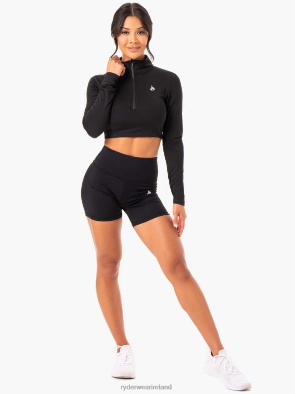 Ryderwear Force Long Sleeve Training Top Black Women Clothing 4Z2T1016