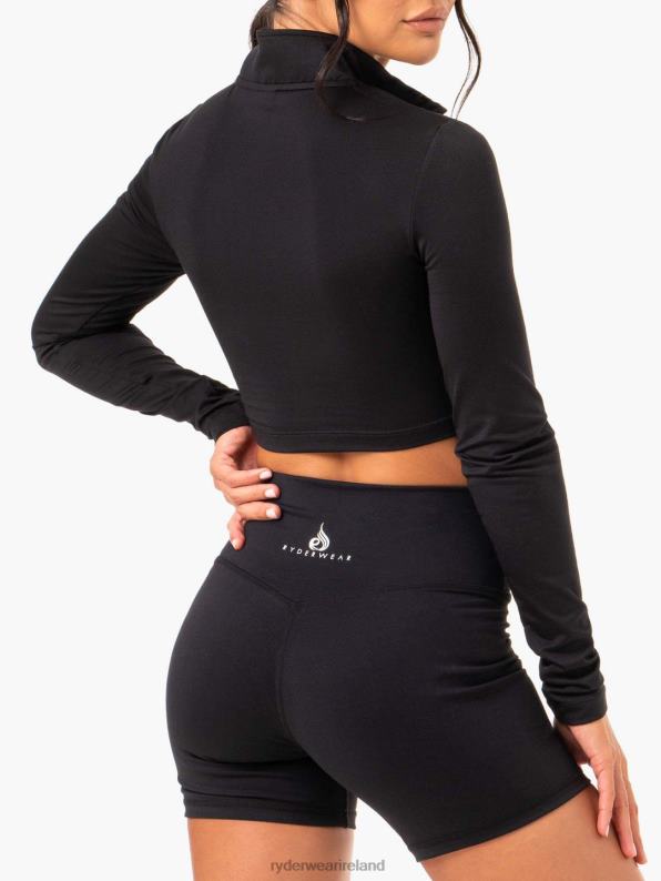 Ryderwear Force Long Sleeve Training Top Black Women Clothing 4Z2T1016