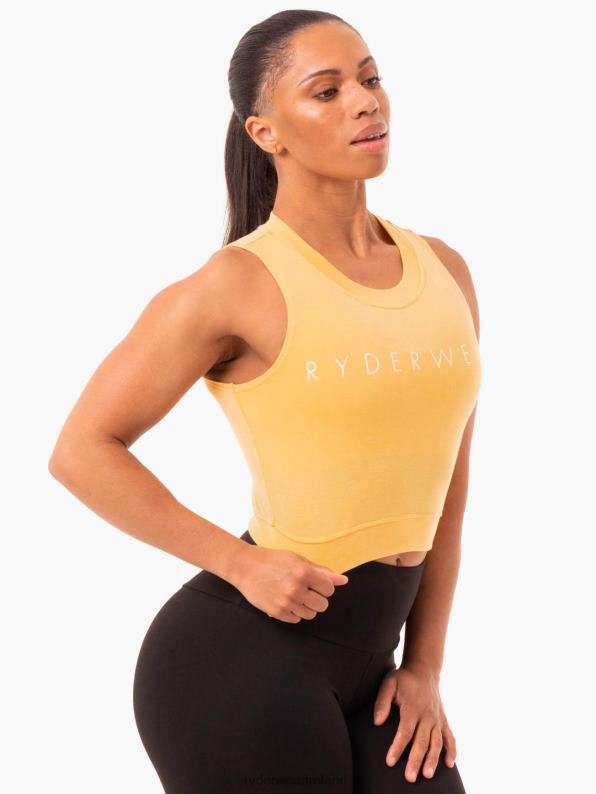 Ryderwear Motion Crop Top Mango Women Clothing 4Z2T956
