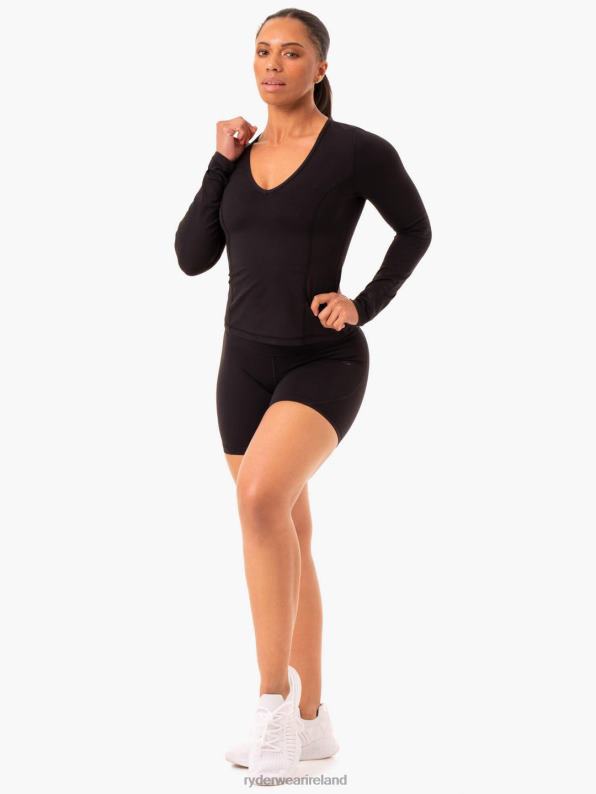 Ryderwear Nkd Align Long Sleeve Training Top Black Women Clothing 4Z2T953