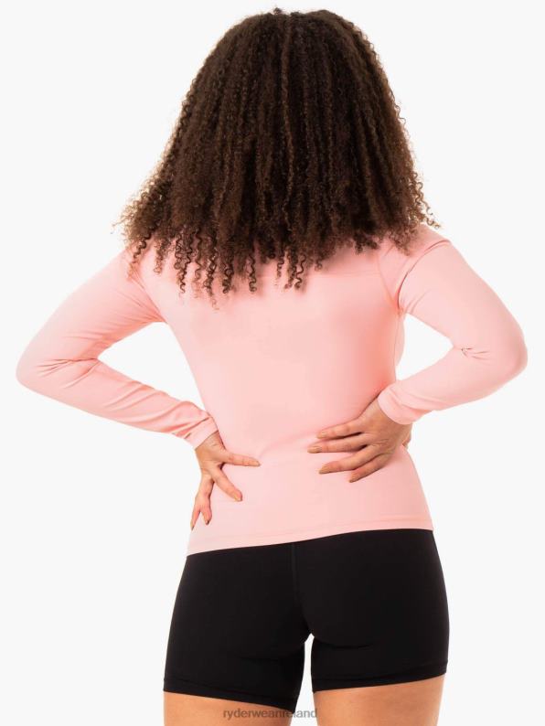 Ryderwear Nkd Align Long Sleeve Training Top Pink Women Clothing 4Z2T949