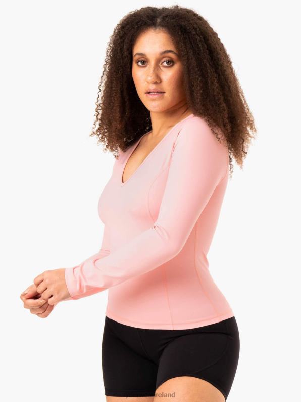Ryderwear Nkd Align Long Sleeve Training Top Pink Women Clothing 4Z2T949