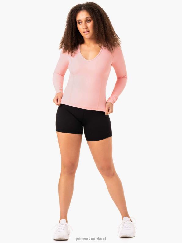 Ryderwear Nkd Align Long Sleeve Training Top Pink Women Clothing 4Z2T949