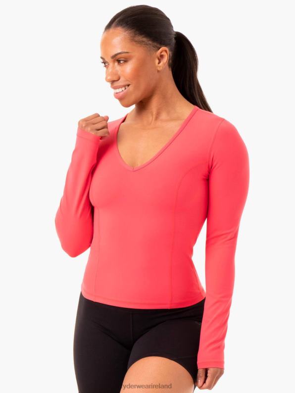 Ryderwear Nkd Align Long Sleeve Training Top Watermelon Women Clothing 4Z2T951
