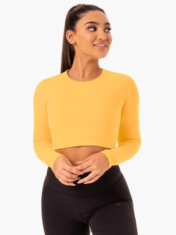 Ryderwear Sola Long Sleeve Top Mango Women Clothing 4Z2T1008