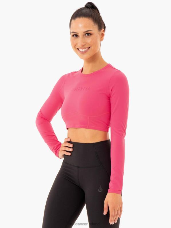 Ryderwear Sola Long Sleeve Top Pink Women Clothing 4Z2T1010