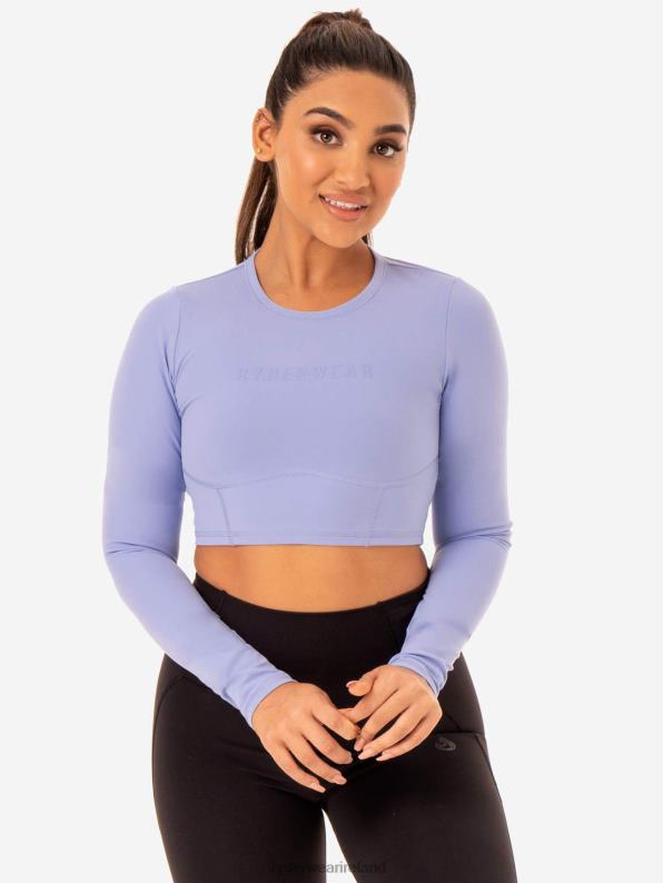 Ryderwear Sola Long Sleeve Top Purple Women Clothing 4Z2T1007