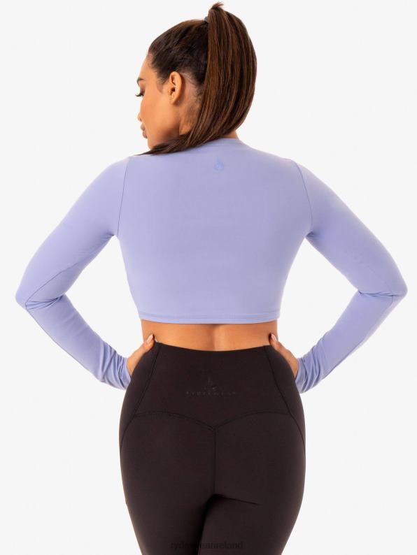 Ryderwear Sola Long Sleeve Top Purple Women Clothing 4Z2T1007