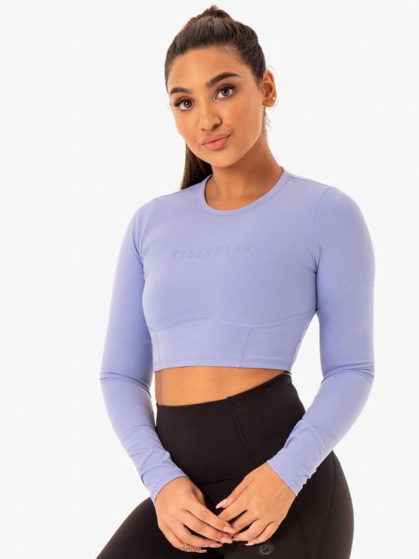 Ryderwear Sola Long Sleeve Top Purple Women Clothing 4Z2T1007
