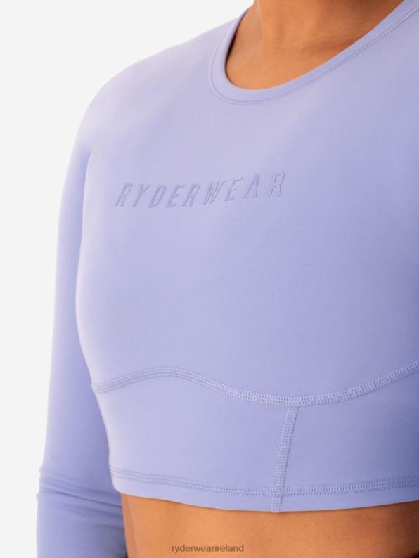 Ryderwear Sola Long Sleeve Top Purple Women Clothing 4Z2T1007