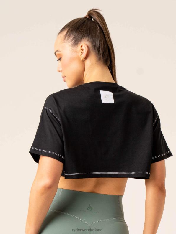 Ryderwear Stride Oversized Tee Black Women Clothing 4Z2T764