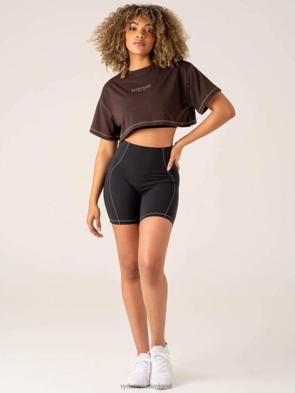 Ryderwear Stride Oversized Tee Chocolate Women Clothing 4Z2T763