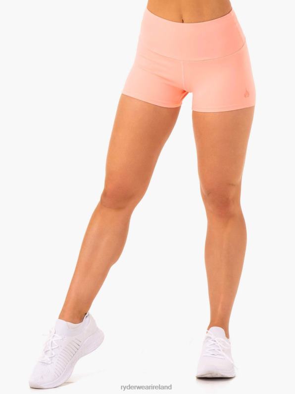 Ryderwear Adapt High Waisted Scrunch Shorts Peach Women Clothing 4Z2T656