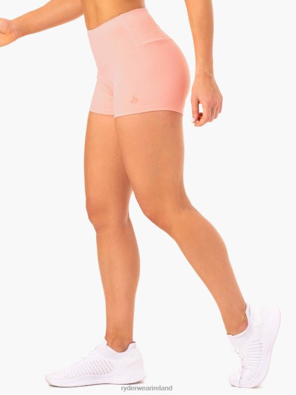 Ryderwear Adapt High Waisted Scrunch Shorts Peach Women Clothing 4Z2T656