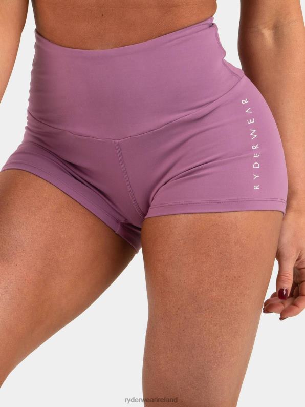 Ryderwear Animal Scrunch Bum Shorts Purple Women Clothing 4Z2T738