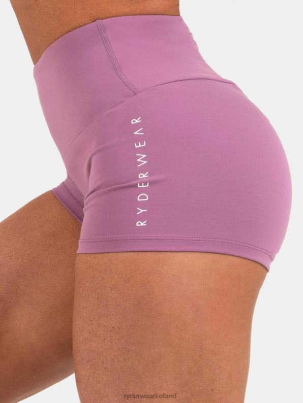 Ryderwear Animal Scrunch Bum Shorts Purple Women Clothing 4Z2T738