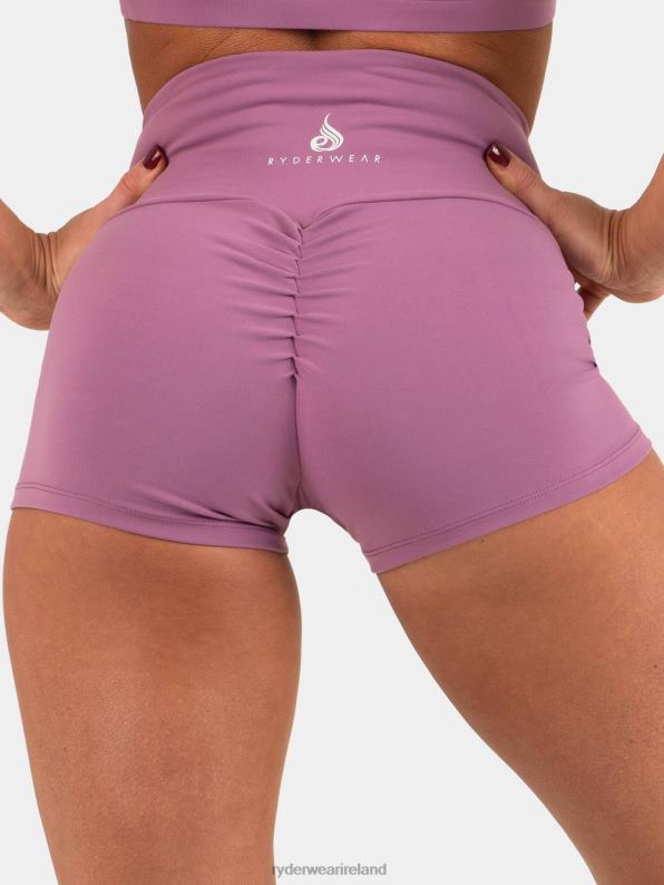Ryderwear Animal Scrunch Bum Shorts Purple Women Clothing 4Z2T738
