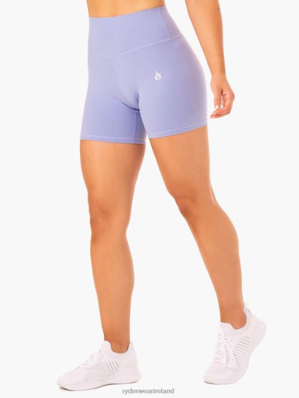 Ryderwear Base High Waisted Shorts Purple Women Clothing 4Z2T649