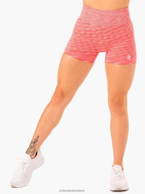 Ryderwear Evolve Seamless High Waisted Shorts Coral Women Clothing 4Z2T640