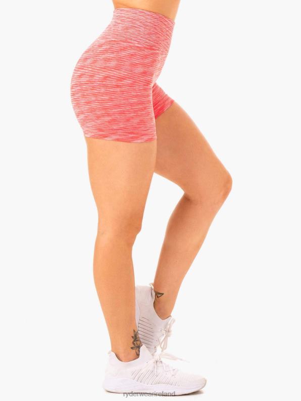 Ryderwear Evolve Seamless High Waisted Shorts Coral Women Clothing 4Z2T640