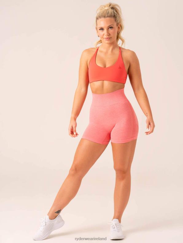 Ryderwear Evolve Seamless Shorts Coral Marl Women Clothing 4Z2T533