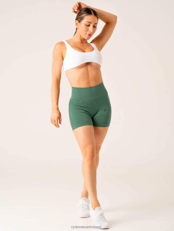 Ryderwear Evolve Seamless Shorts Green Marl Women Clothing 4Z2T573