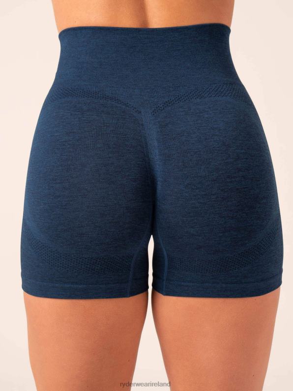 Ryderwear Evolve Seamless Shorts Navy Marl Women Clothing 4Z2T528