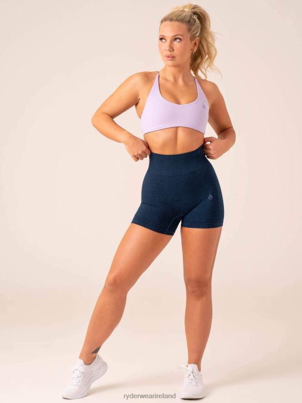 Ryderwear Evolve Seamless Shorts Navy Marl Women Clothing 4Z2T528