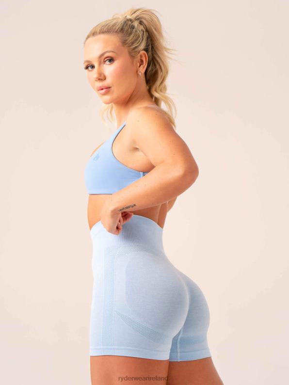 Ryderwear Evolve Seamless Shorts Sky Blue Marl Women Clothing 4Z2T532