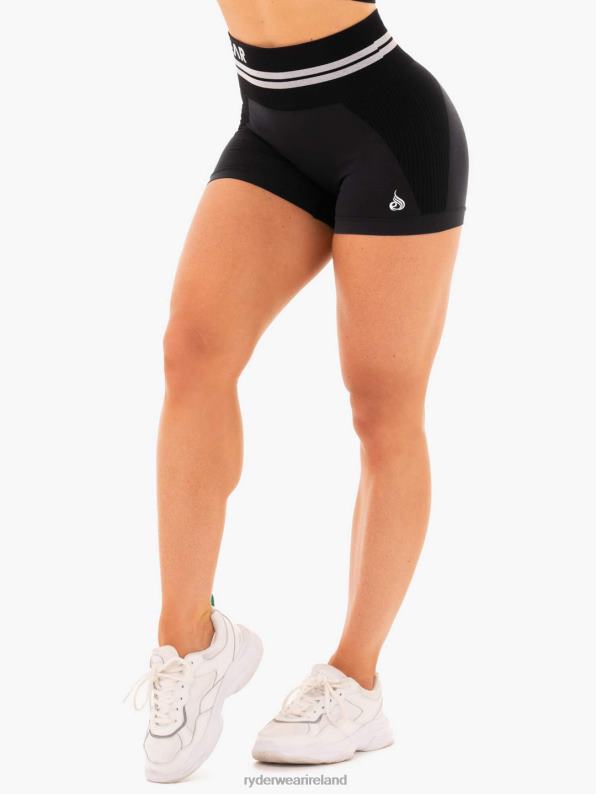 Ryderwear Freestyle Seamless High Waisted Shorts Black Women Clothing 4Z2T734