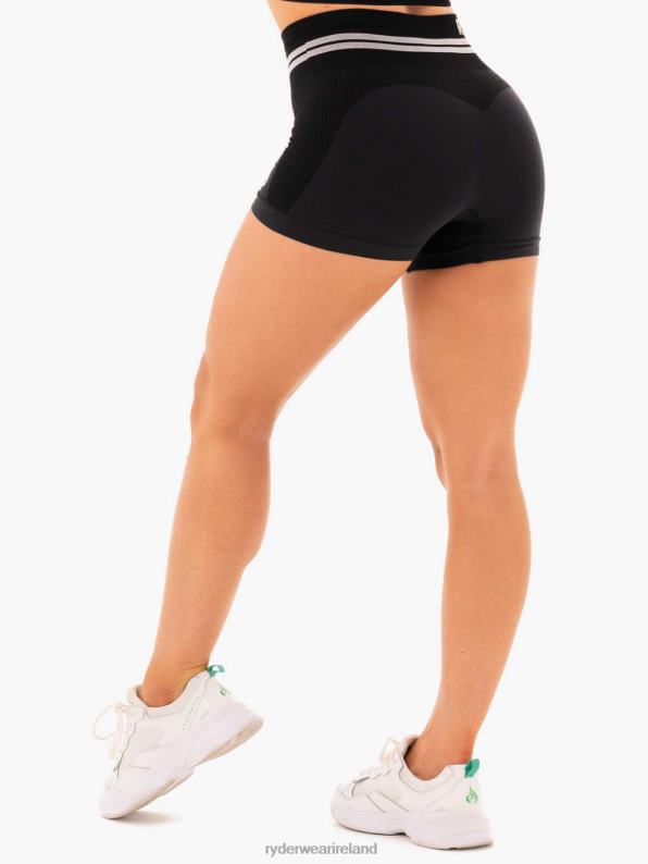 Ryderwear Freestyle Seamless High Waisted Shorts Black Women Clothing 4Z2T734