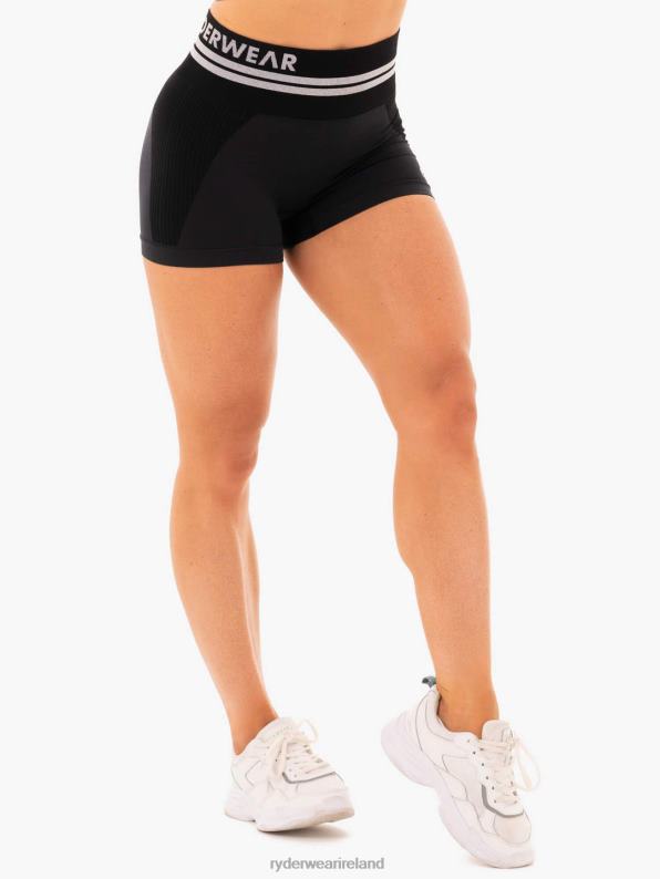 Ryderwear Freestyle Seamless High Waisted Shorts Black Women Clothing 4Z2T734