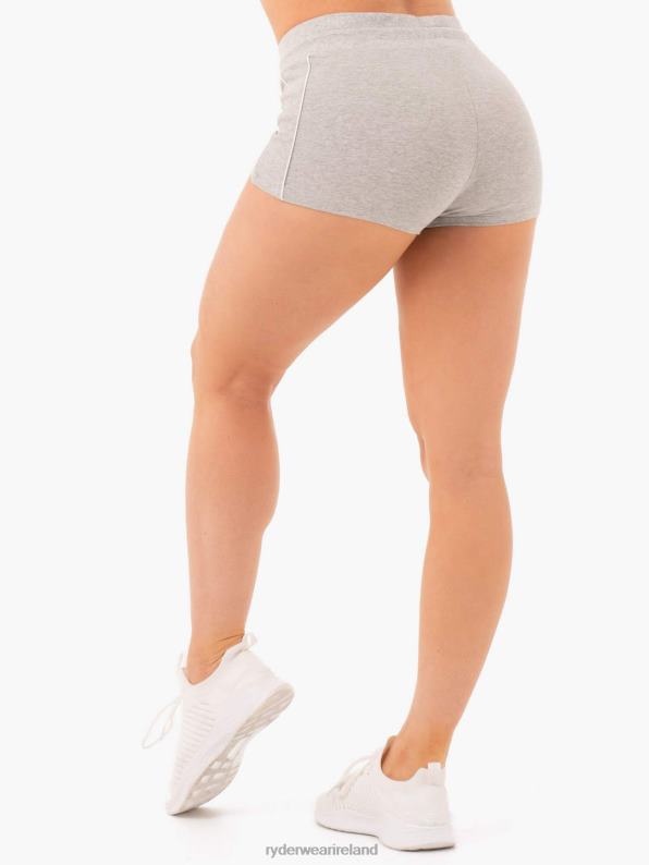 Ryderwear High Waisted Track Shorts Grey Marl Women Clothing 4Z2T721
