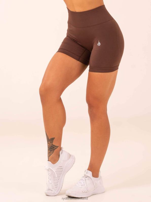 Ryderwear Lift Scrunch Seamless Shorts Chocolate Women Clothing 4Z2T514