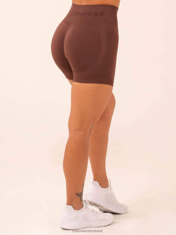 Ryderwear Lift Scrunch Seamless Shorts Chocolate Women Clothing 4Z2T514