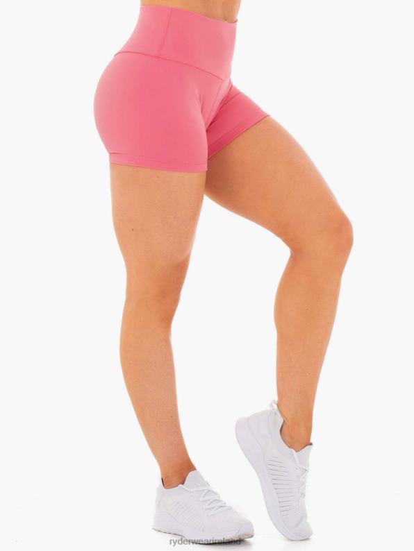Ryderwear Motion High Waisted Shorts Pink Lemonade Women Clothing 4Z2T701