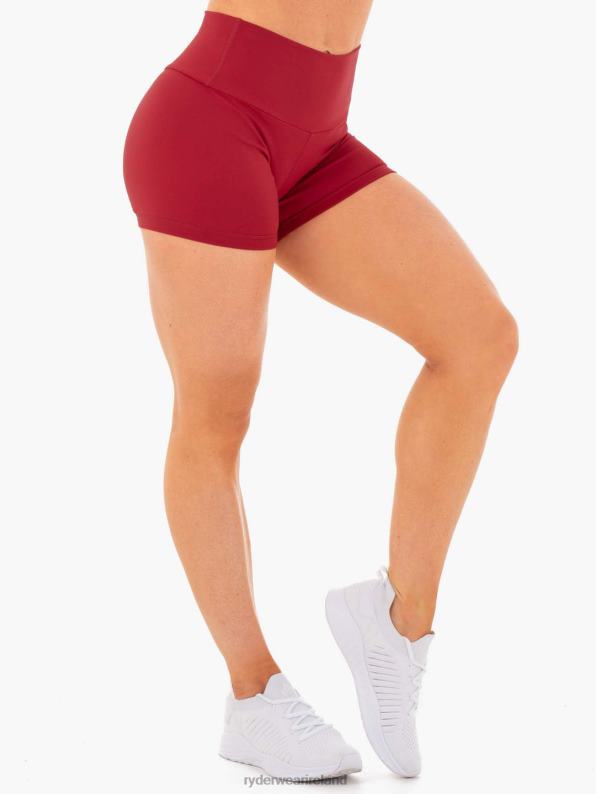 Ryderwear Motion High Waisted Shorts Red Women Clothing 4Z2T699